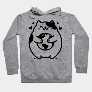 Hug the earth by the cat Hoodie